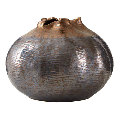 Aurora Large Metallic Vase