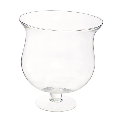 Ambra Clear Glass Cognac Vase.