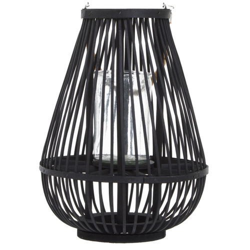 Lentigo Small Black Bamboo Lantern