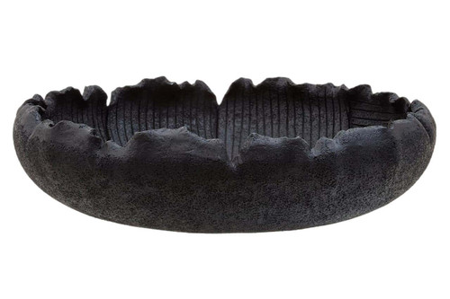 Broc Black Textured Bowl