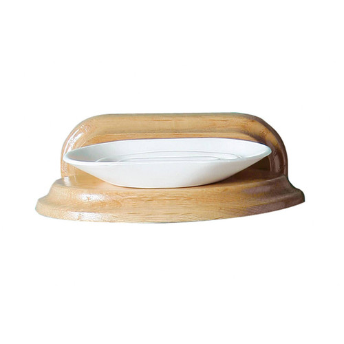 Oak Wood Soap Dish