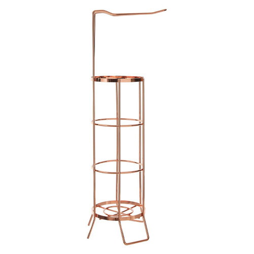 Rose Gold Toilet Roll Holder