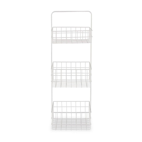 Three Tier White Storage Caddy