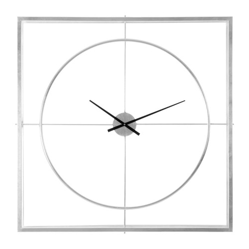 Trinity Silver Finish Wall Clock