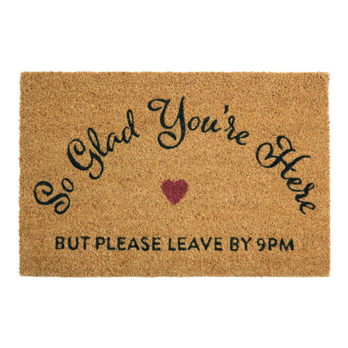 So Glad You're Here Doormat