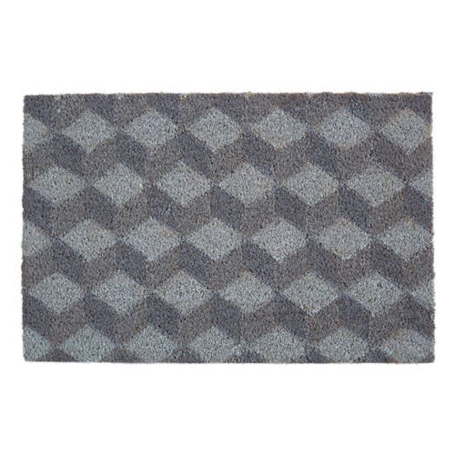 Grey Cube Doormat