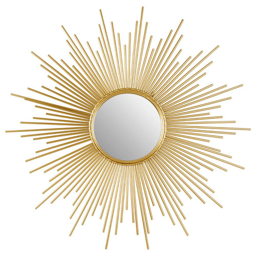 Cristal Gold Finish Wall Mirror