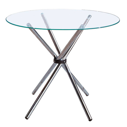 Clear Glass Dining Table