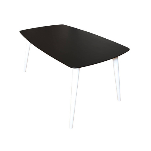 Black Ash Veneer Dining Table