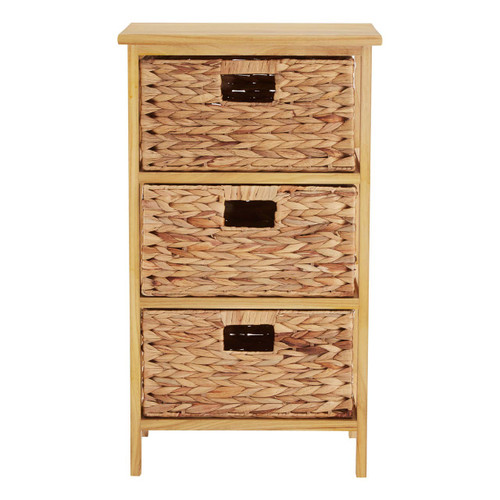 3 Basket Drawers Natural Water Storage Unit