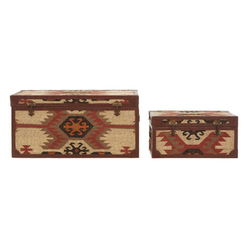 Multi Print Storage Trunks - Set of 2