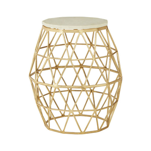 Templar Aluminium and Stone Side Table