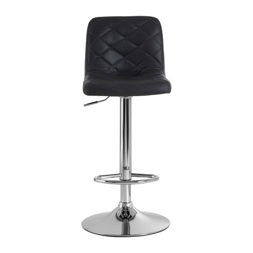 Tara Grey Faux Leather Bar Chair