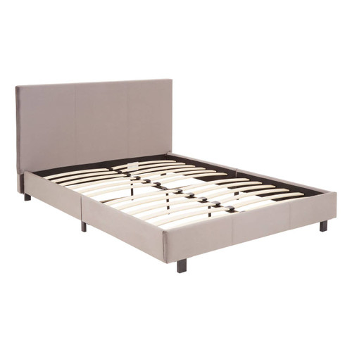 Napoli Bed In Box in Brushed Steel Velvet
