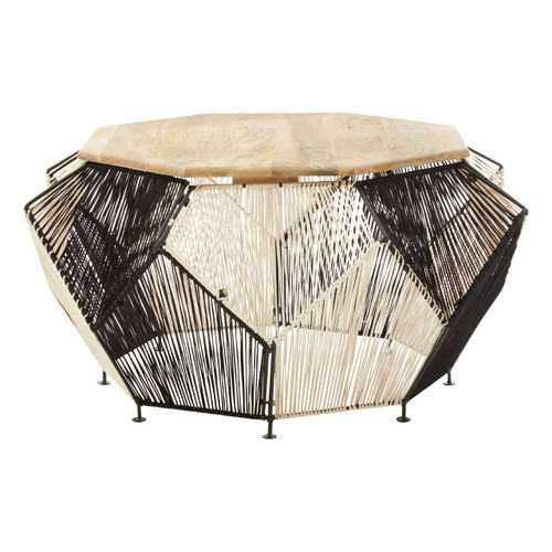 Fusion Black and Silver Coffee Table