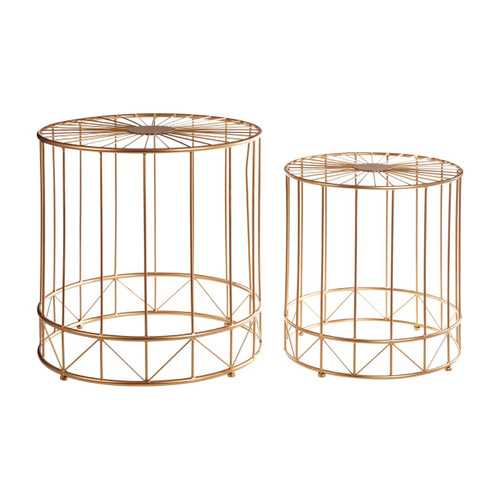 Set of 2 Lexi Round Side Tables