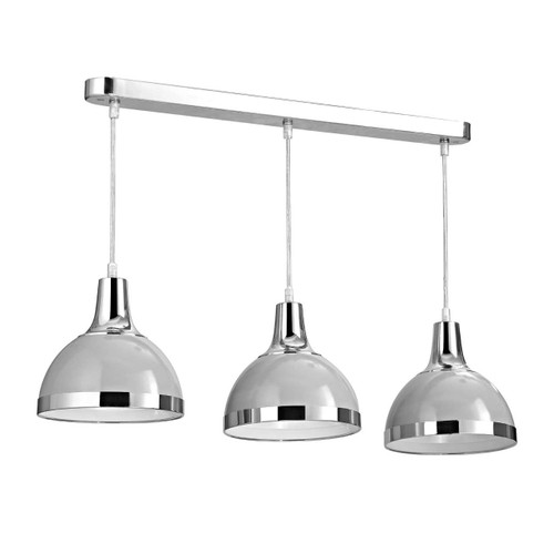 Vermont 3 Flint Grey Shades Pendant Light