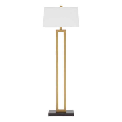 Leora Metal and Fabric Shade Floor Lamp Leora Metal and Fabric Shade Floor Lamp