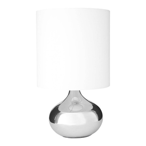Niko White Fabric Shade Table Lamp