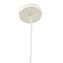 Bryen White Metal Pendant Light