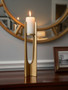 Dante Large Gold Finish Candle Holder