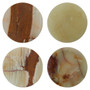 Oleena Set Of Four Onyx Coasters