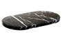 Salmo Oval Black Marble Chopping and Serving Board
