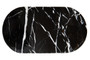 Salmo Oval Black Marble Chopping and Serving Board