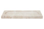 Tibor Travertine Rectangular Decorative Tray