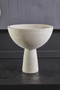 Tibor Travertine Pedestal Bowl