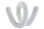 Dunas Small Textured White Loop Sculpture
