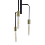 Lagona 3 Bulb Gold and Black Pendant Light