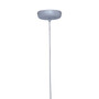Lavis Teardrop Silver Pendant Light