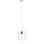Lavis Black and Gold Finish Pendant Light