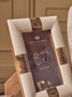 Decio 5 x 7In Cream And Brown Photo Frame