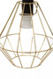 Wyra Champagne Gold Cage Pendant Light