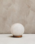 Nepal Himalayan Round White Natural Salt Lamp Nepal Himalayan Round White Natural Salt Lamp