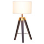 Malvern Tripod Table Lamp with Black Base