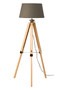 Hadson Tripod Grey Shade Floor Lamp with EU Plug