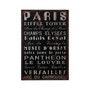 Paris Wall Plaque