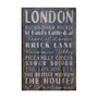 London Wall Plaque
