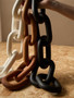 Cato White Wood 5 Link Table Decor Chain