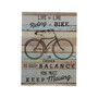 Bike Wall Plaque Bike Wall Plaque