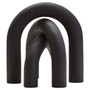 Cato Black Wood Arch Sculpture