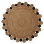 Bosie Large Natural and Black Jute Rug Bosie Large Natural and Black Jute Rug