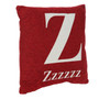 Words 'Zzzzzz' Red Cushion Words 'Zzzzzz' Red Cushion
