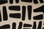 Bosie Ozella Natural And Black Rectangular Cushion