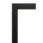 Jair Black Metal Frame Square Wall Mirror