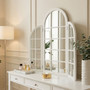 Fret White Finish Dressing Table Mirror
