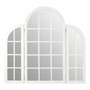 Fret White Finish Dressing Table Mirror
